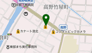 イズミヤ 高野店 トイレの地図画像