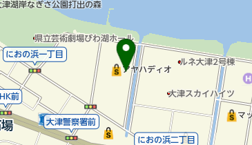 アヤハディオ 大津店 トイレの地図画像