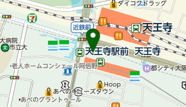 近鉄百貨店 阿倍野本店 トイレの地図画像