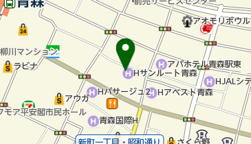 ホテルサンルート青森 トイレの地図画像