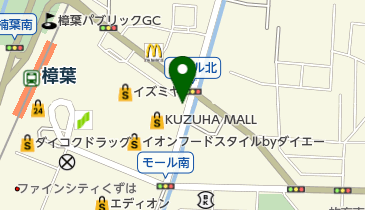 京阪百貨店 くずはモール店 トイレの地図画像