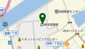 淡路ごちそう館 御食国 トイレの地図画像