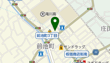 板宿ビバタウン トイレの地図画像