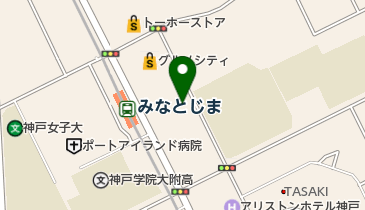 グルメシティ ポートアイランド店 トイレの地図画像