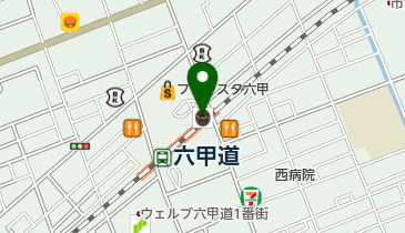 ジェイモール六甲道 トイレの地図画像