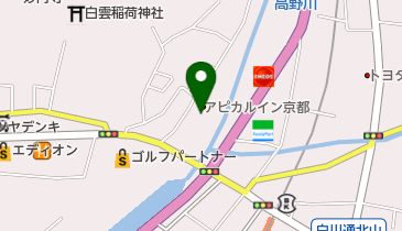 アピカルイン京都 トイレの地図画像