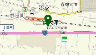 ザ・ビー大津 トイレの地図画像