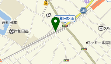 上古城川 トイレの地図画像