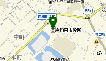 市役所本館 トイレの地図画像