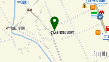 山直市民センター トイレの地図画像