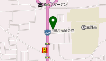 松原市総合福祉会館 トイレの地図画像
