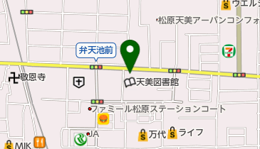 松原市デイサービスセンター トイレの地図画像