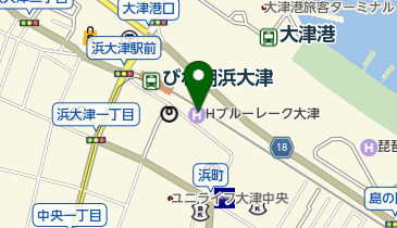 ホテルブルーレーク大津 トイレの地図画像