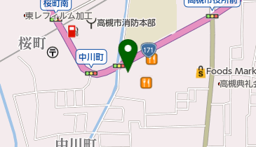 たかつき京都ホテル トイレの地図画像