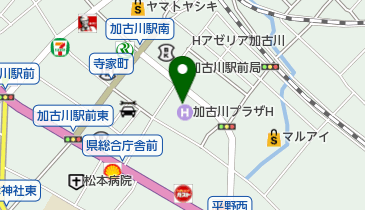 加古川プラザホテル トイレの地図画像