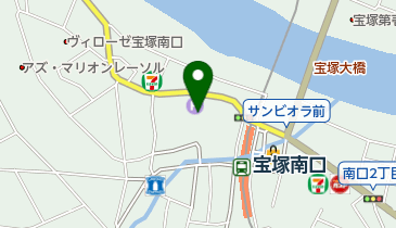 宝塚ホテル トイレの地図画像