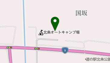 北条オートキャンプ場 トイレの地図画像