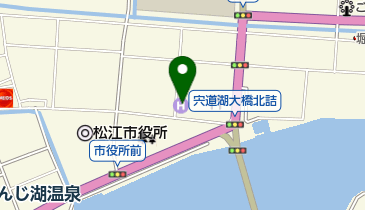 松江ニューアーバンホテル トイレの地図画像