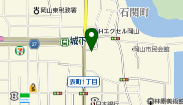 チサンホテル岡山 トイレの地図画像