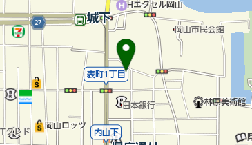 岡山石山花壇 トイレの地図画像