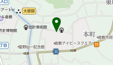 倉敷アイビースクエア トイレの地図画像