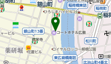 マルコーイン広島 トイレの地図画像