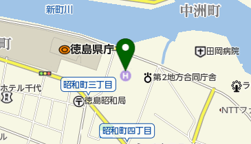 徳島プリンスホテル トイレの地図画像