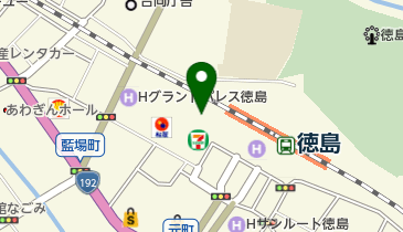 ホテルクレメント徳島 トイレの地図画像