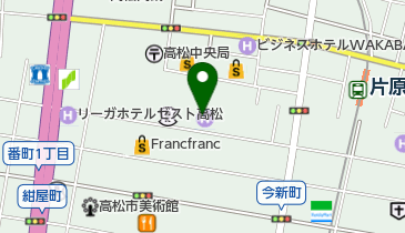 ホテル川六 トイレの地図画像