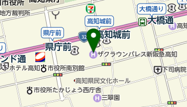 高知新阪急ホテル トイレの地図画像