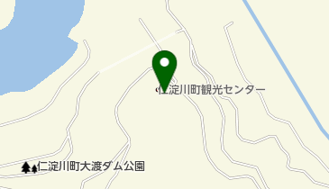 仁淀川町観光センター トイレの地図画像