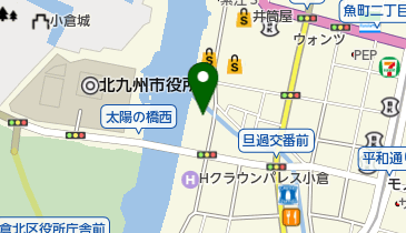 小倉ガーテンホテル紫川 トイレの地図画像