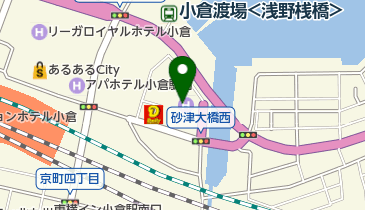 プラザホテル北九州 トイレの地図画像