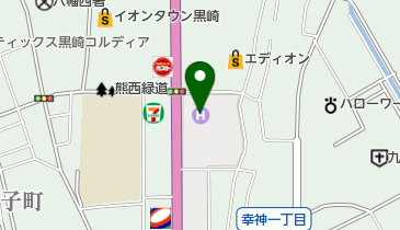 北九州プリンスホテル トイレの地図画像