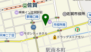 佐賀ワシントンホテルプラザ トイレの地図画像