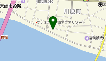 ホテルプラザ宮崎 トイレの地図画像