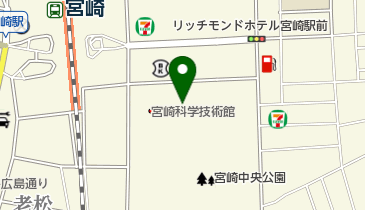 宮崎厚生年金会館 トイレの地図画像