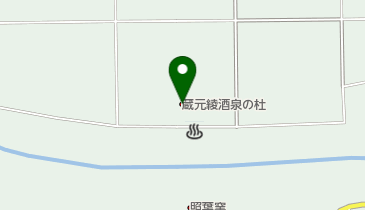 酒泉の杜 綾陽亭 トイレの地図画像