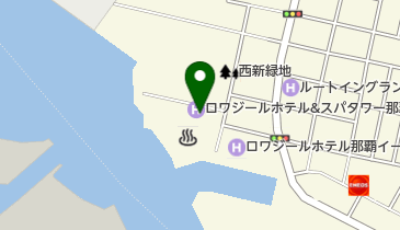 ロワジールホテルオキナワ トイレの地図画像