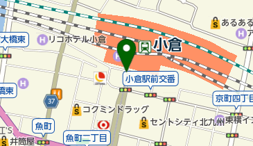 ステーションホテル小倉 トイレの地図画像