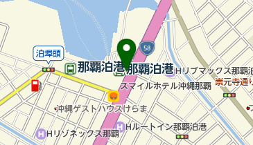 かりゆしアーバンリゾート那覇 トイレの地図画像
