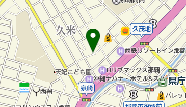 沖縄県青年会館 トイレの地図画像