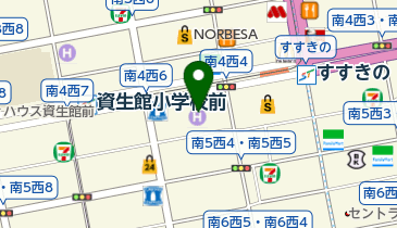 札幌東急イン トイレの地図画像