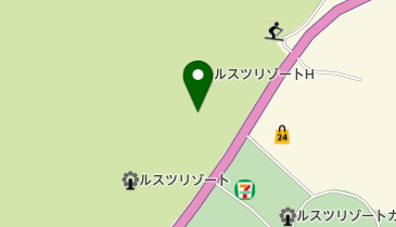 ルスツリゾート トイレの地図画像