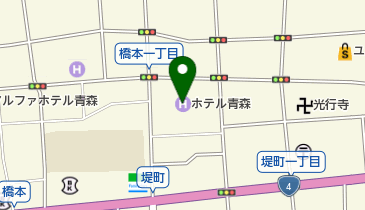 ホテル青森 トイレの地図画像