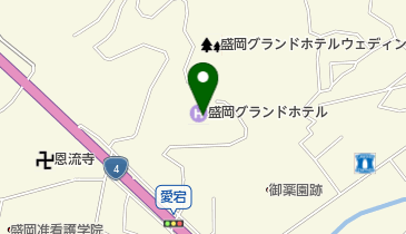 盛岡グランドホテル トイレの地図画像