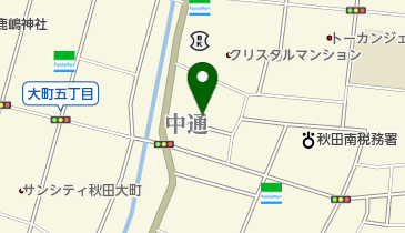 アキタニューグランドホテル トイレの地図画像