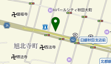 三井アーバンホテル秋田 トイレの地図画像