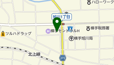 横手セントラルホテル トイレの地図画像