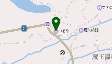 つるやホテル トイレの地図画像